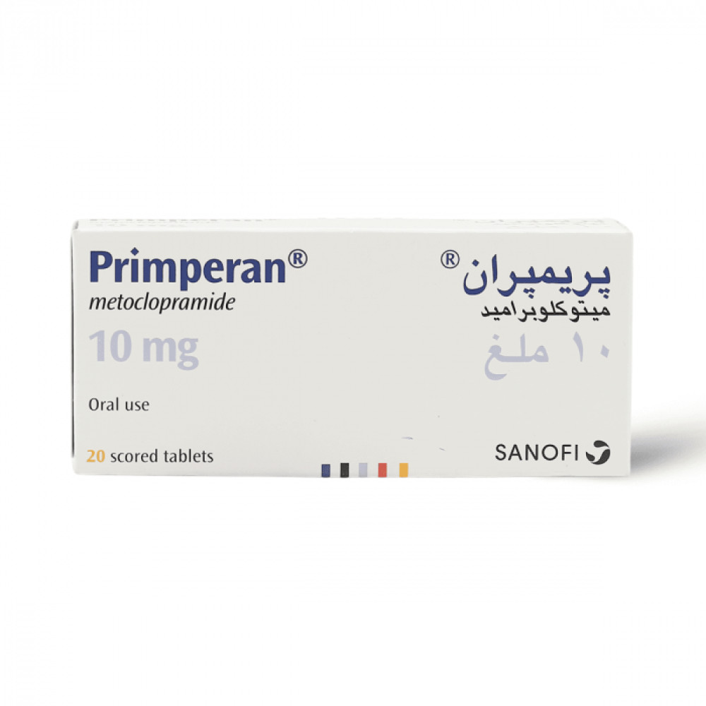 Primperan 10 Mg 20 Tablets